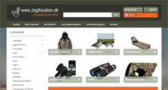 Desktop Screenshot of jagtkiosken.dk